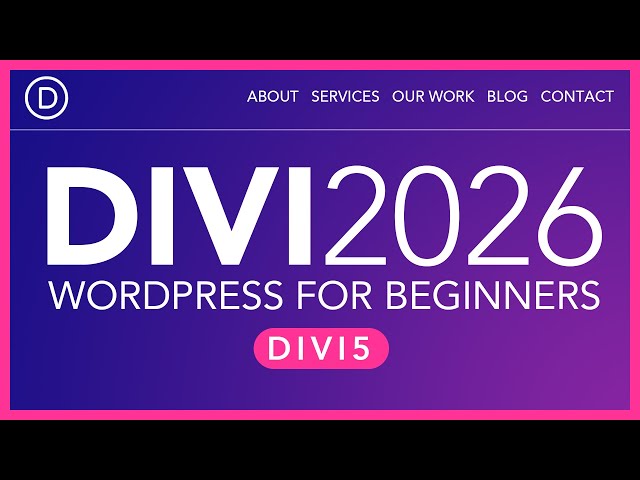 How To Make A WordPress Website | Divi Theme Tutorial