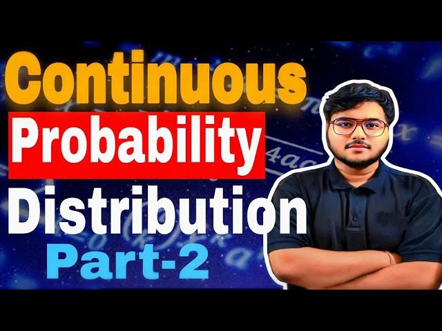 Continuous Probability Distributions Part 2 | Exponential, Gamma, Beta, Weibull, Cauchy