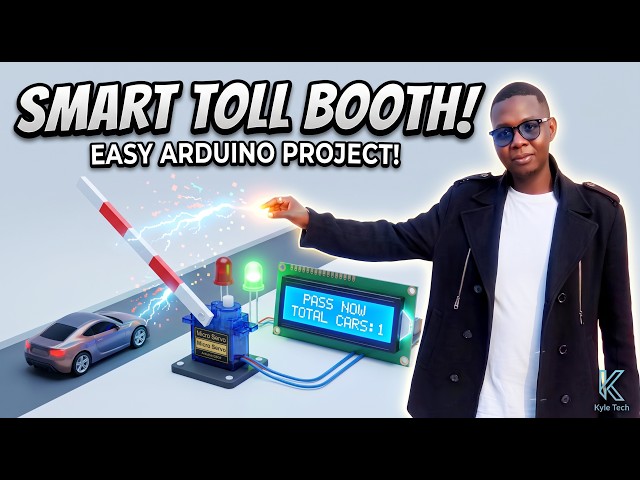 I Built an Automatic Toll Booth in Tinkercad! (Arduino Servo)