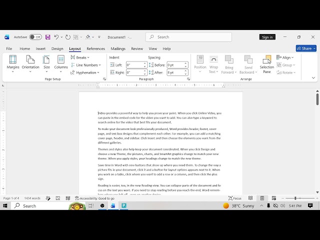Page setup & Paragraph In Microsoft word ll Basic Computer course Microsoft word