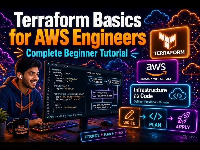 Terraform Basics for AWS Engineers | Complete Beginner Tutorial (Step-by-Step)