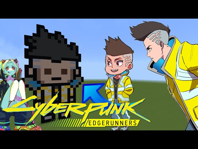 How to Build David Martinez from Cyberpunk Edgerunners in Minecraft