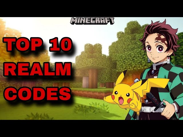 *NEW* TOP 10 BEST REALM CODES FOR MINECRAFT BEDROCK EDITION!