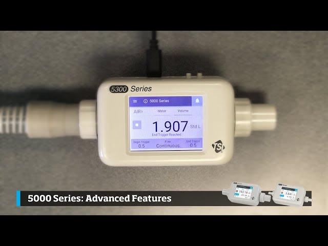 Advanced Features of the TSI 5000 Series Mass Flow Meter