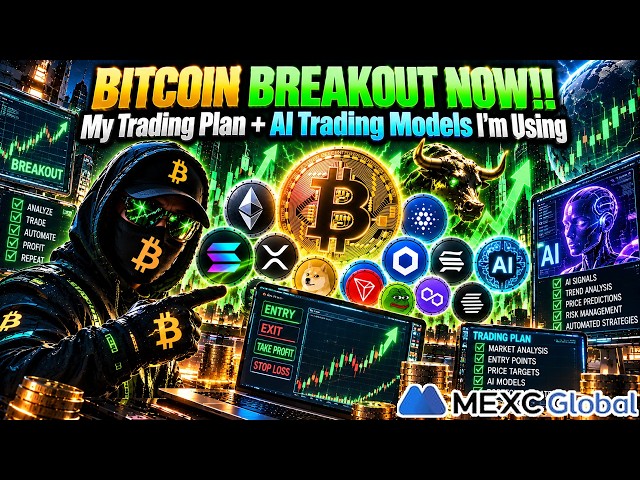 BITCOIN BREAKOUT NOW!! My Trading Plan & AI Trading Model I'm Using Now