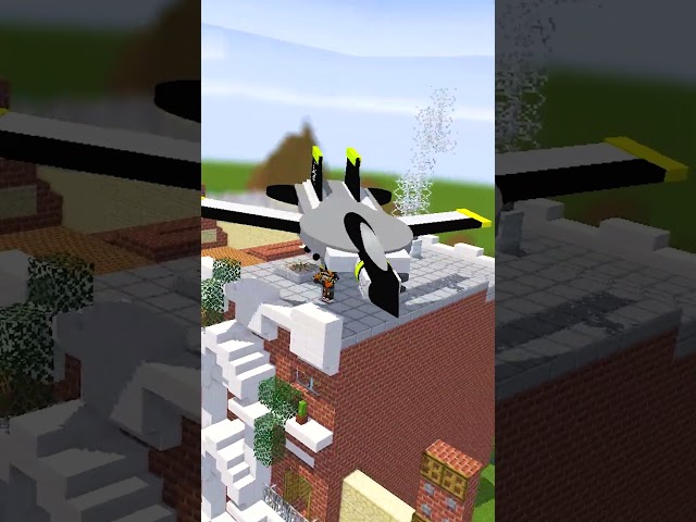 My new JetPlane.. #minecraftshorts