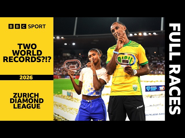 Two WORLD RECORDS! Dos Santos and Russell Claim Fastest 400m & 100m Hurdles | Zurich Diamond League