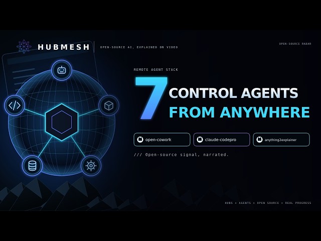 Control AI Agents from Anywhere: 7 Open-Source Tools