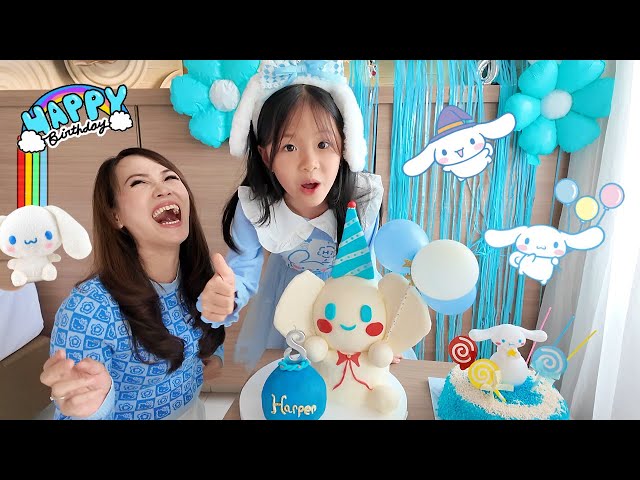 Ulang Tahun Cinnamoroll Harper dan Buka Kado Favorit - Kejutan Hadiah Surprise