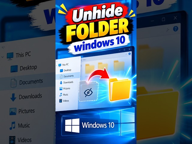 How To Unhide Folder in Windows 10 ( 2026 )