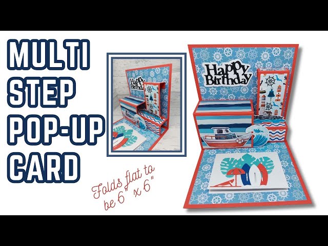 6x6 Multi Step Pop Up Card