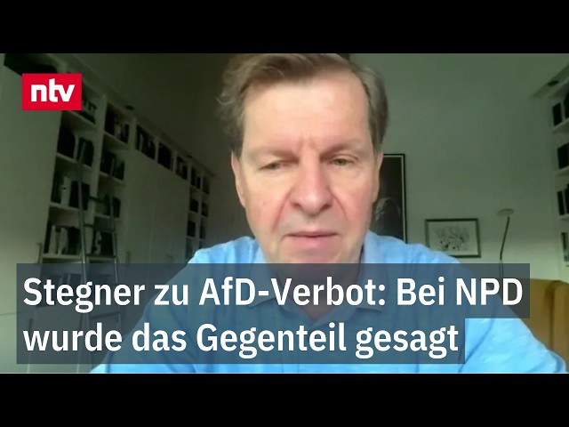 Is the AfD too big and dangerous to be banned? Ralf Stegner rejects that argument | ntv