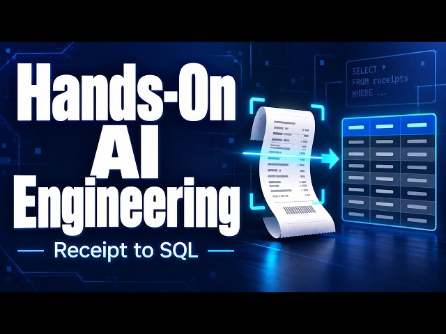 Hands-On AI Engineering GitHub Overview: Build an Offline Receipt-to-SQL Workflow