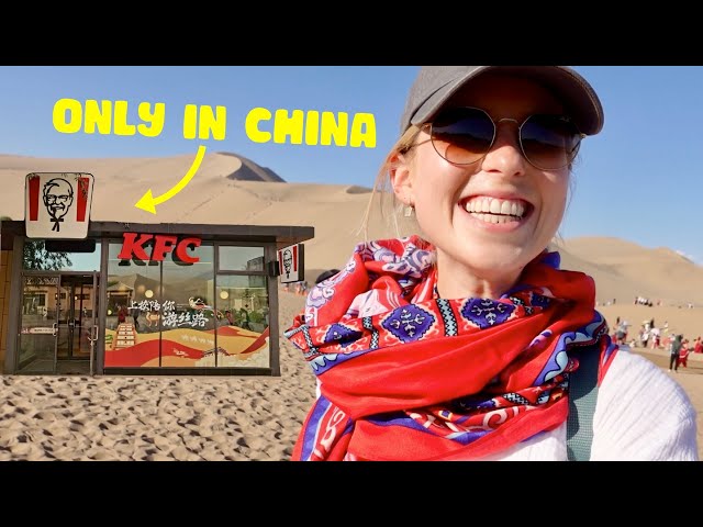 Life looks a bit different in this Chinese city… it’s IN THE DESERT!!