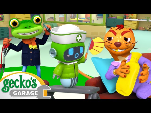 Weasel's Sick Day!🤒 | Gecko's Garage 🚚 | Cartoons For Kids | Toddler Fun Learning