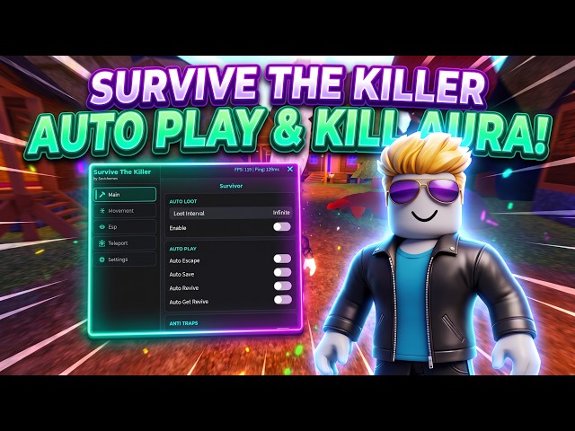 Survive the Killer Script - Auto Play & Kill Aura