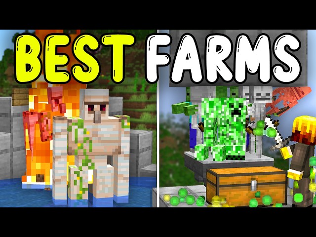 TOP 10 BEST FARMS Minecraft Bedrock 26.1/1.21+!
