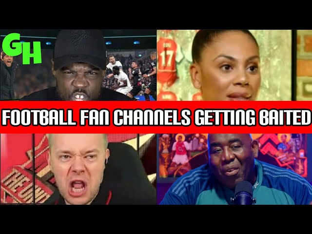 FOOTBALL FAN CHANNELS GETTING BAITED 🤣