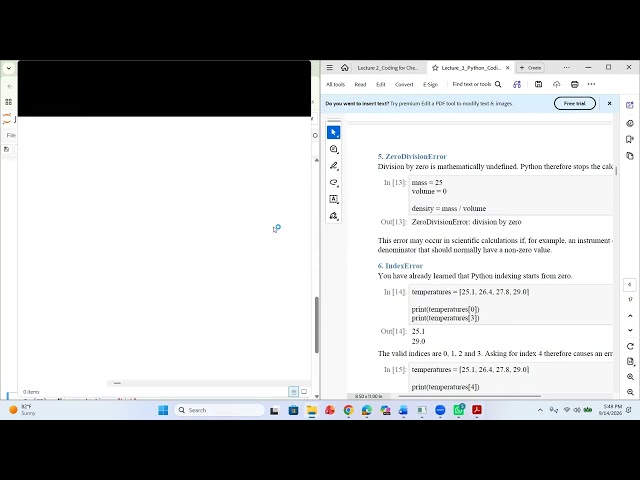 Lecture 3: Python coding for scientists