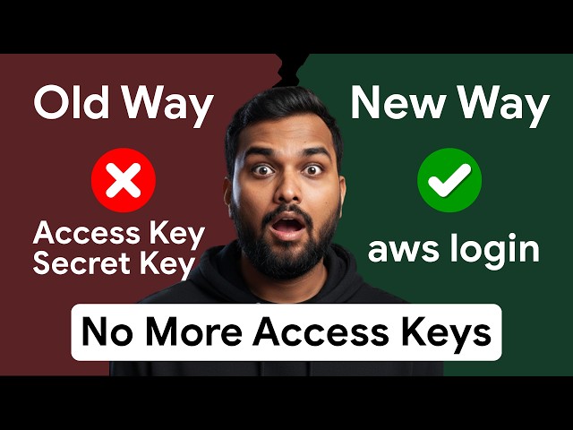 Stop Using AWS Access Keys — Do THIS Instead (aws login)