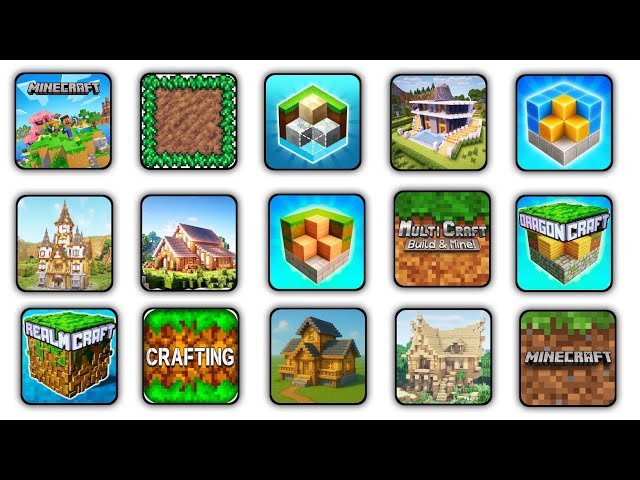 I PLAYING TOP 50 MINECRAFT COPY GAMES ON PLAY STORE 🤯