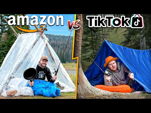 TikTok Shop vs. Amazon - $150 Overnight Survival Challenge!