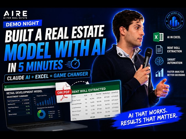 How I Built a Real Estate Financial Model with AI in 5 Minutes