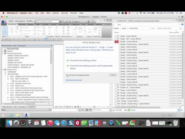 Revit Tip - How to Drag and Drop Multiple Families More Efficiently