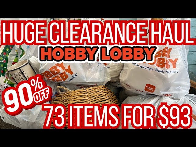 HOBBY LOBBY 90 OFF CLEARANCE HAUL🏃🏽‍♀️🧡HOBBY LOBBY FALL 90% OFF🏃🏽‍♀️🧡 #hobbylobby #clearance