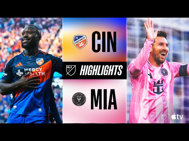 FC Cincinnati vs. Inter Miami CF | Full Match Highlights | 8-Goal Battle in Cincinnati!