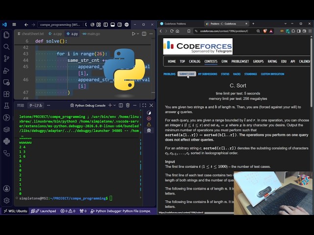[Python] CODEFORCES Coding Challenges 26/09/17