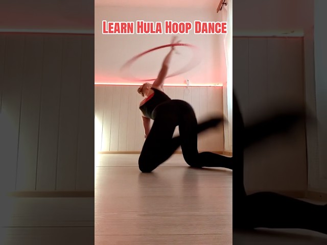 Hula hoop flow - learn how to dance with a hula hoop & have fun with every workout #hulahoop