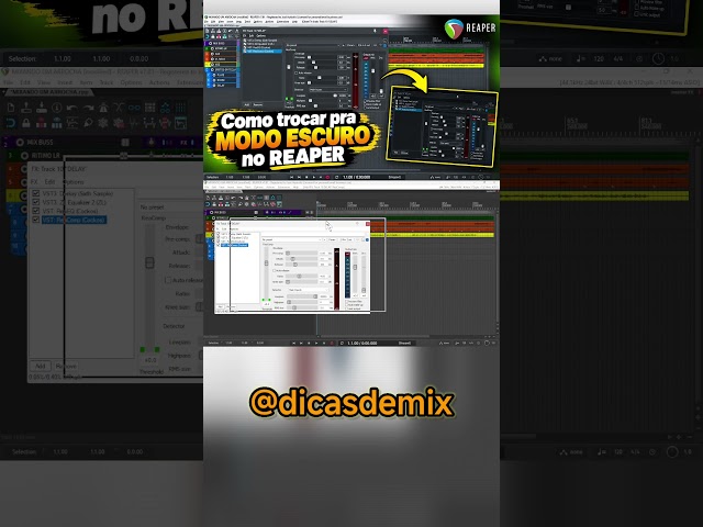 Dark mode in Reaper