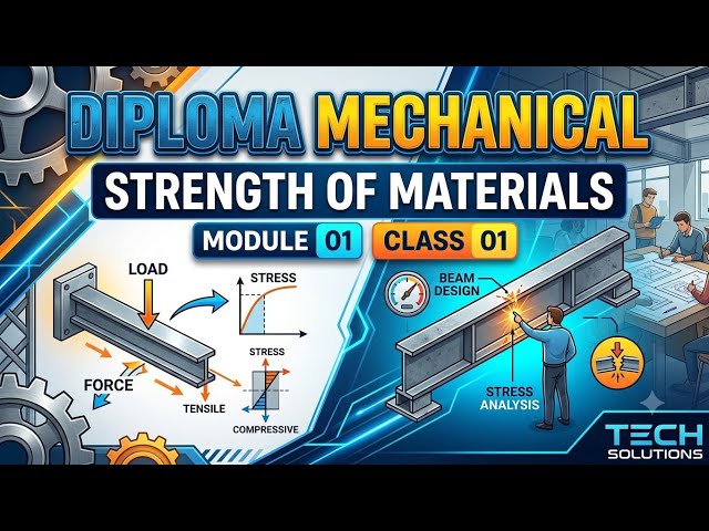 SOM MODULE 01 CLASS 01 #diploma 3rd semester #mechanicalengineering #civilengineering