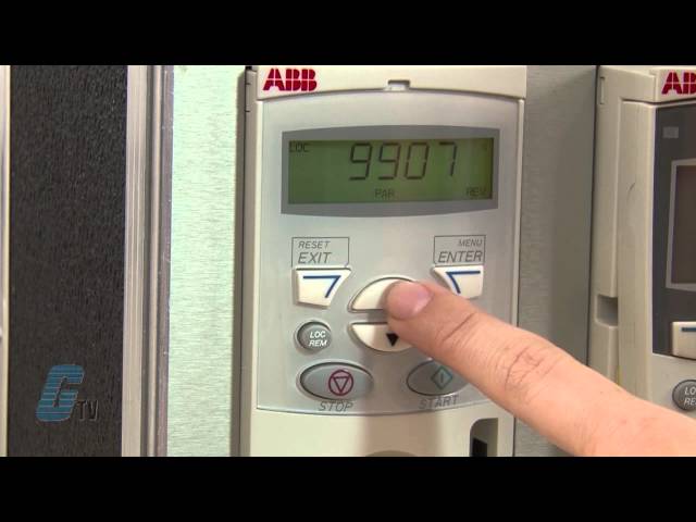 ABB ACS-150 AC Drive Basic Start Up & Operation Demo