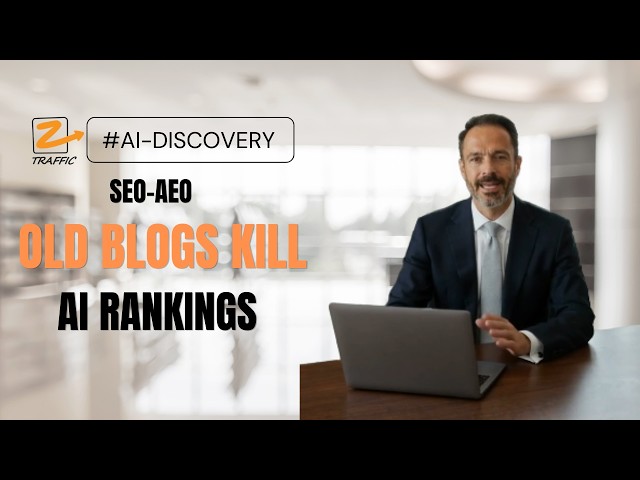 #SEO to #AEO: Old Blog Posts May Hurt AI Visibility