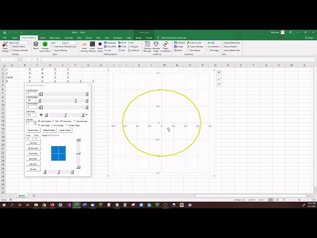 Excel Draw Version 5 Sneak Peek - Smart Create, Live Graph Rotation and Ground Layer