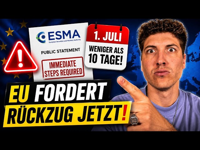 🚨 Official EU Warning: Crypto Exchanges MUST Offboard Users NOW! (MiCA 2026)