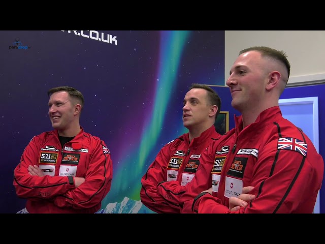 The Red Devils put ParadropVR through its paces at iFLY Basingstoke