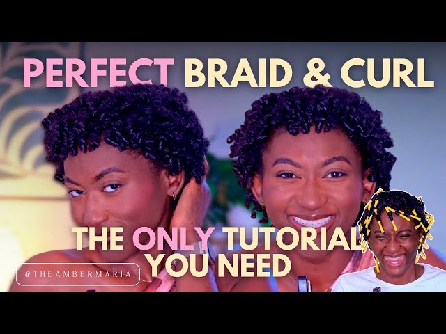 GET THE PERFECT BRAID & CURL EVERY TIME 😍😍😍| THE ONLY TUTORIAL YOU NEED