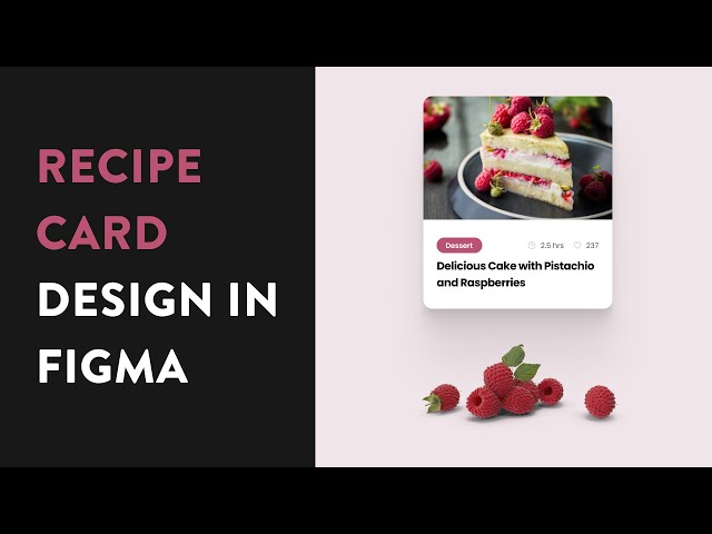 How to Design a Recipe Card in Figma + FREE File Download