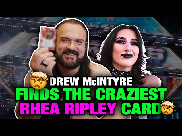 WWE's Drew McIntyre Finds a RARE Rhea Ripley Card 👀