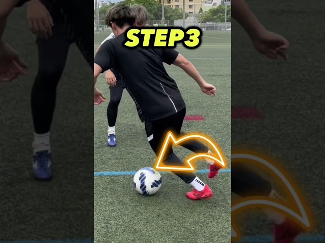 football skill tutorial🔥⭐️#football #footballskills #soccer #skills #soccerskills #goat