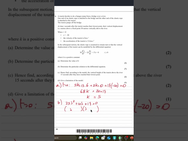 Are You Ready For Core Pure 1? | Further Maths Second Order Differential Equations