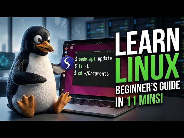 Linux - Tutorial for Beginners in 11 MINUTES!  [ UPDATED ]