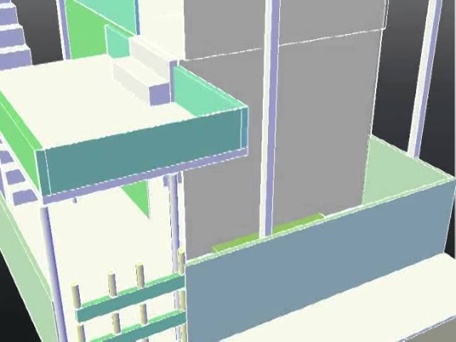 3D HOUSE IN AUTO CAD