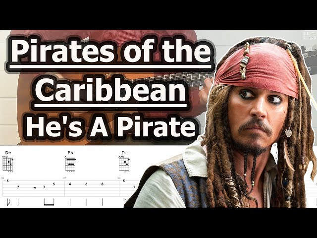 Pirates of the Caribbean - He's a Pirate | Guitar Tabs Tutorial