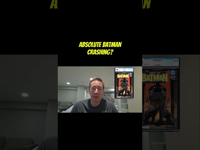 We knew this would happen...Absolute Batman 1 crash has begun!