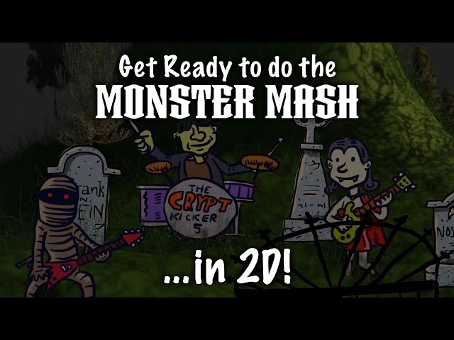 Halloween Monster Mash 2021 in 2D - Blender Grease Pencil Fun!