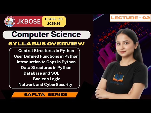 Lecture 2 | Complete Syllabus Overview 2025 | JKBOSE Class 12th Computer Science
